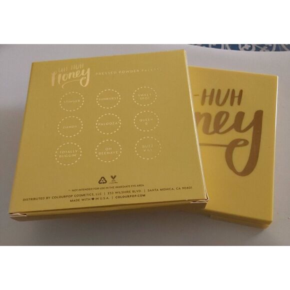 BNIB~COLOURPOP Uh Huh Honey Pressed Powder Eyeshadow Palette - Picture 3 of 5